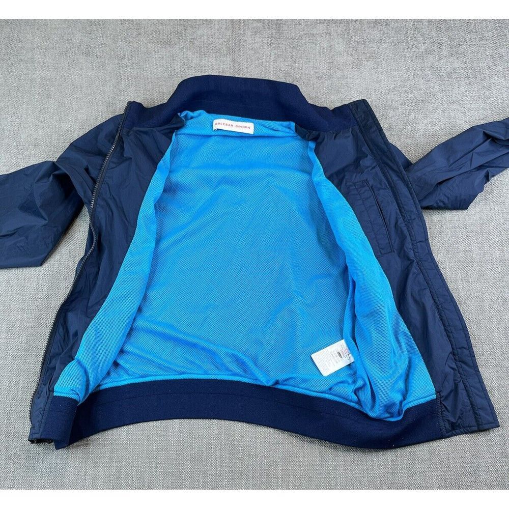 Orlebar Brown Jacket Women Navy Blue Maddox Bomber Performance Zip - US 8 EU 40 - Picture 4 of 8
